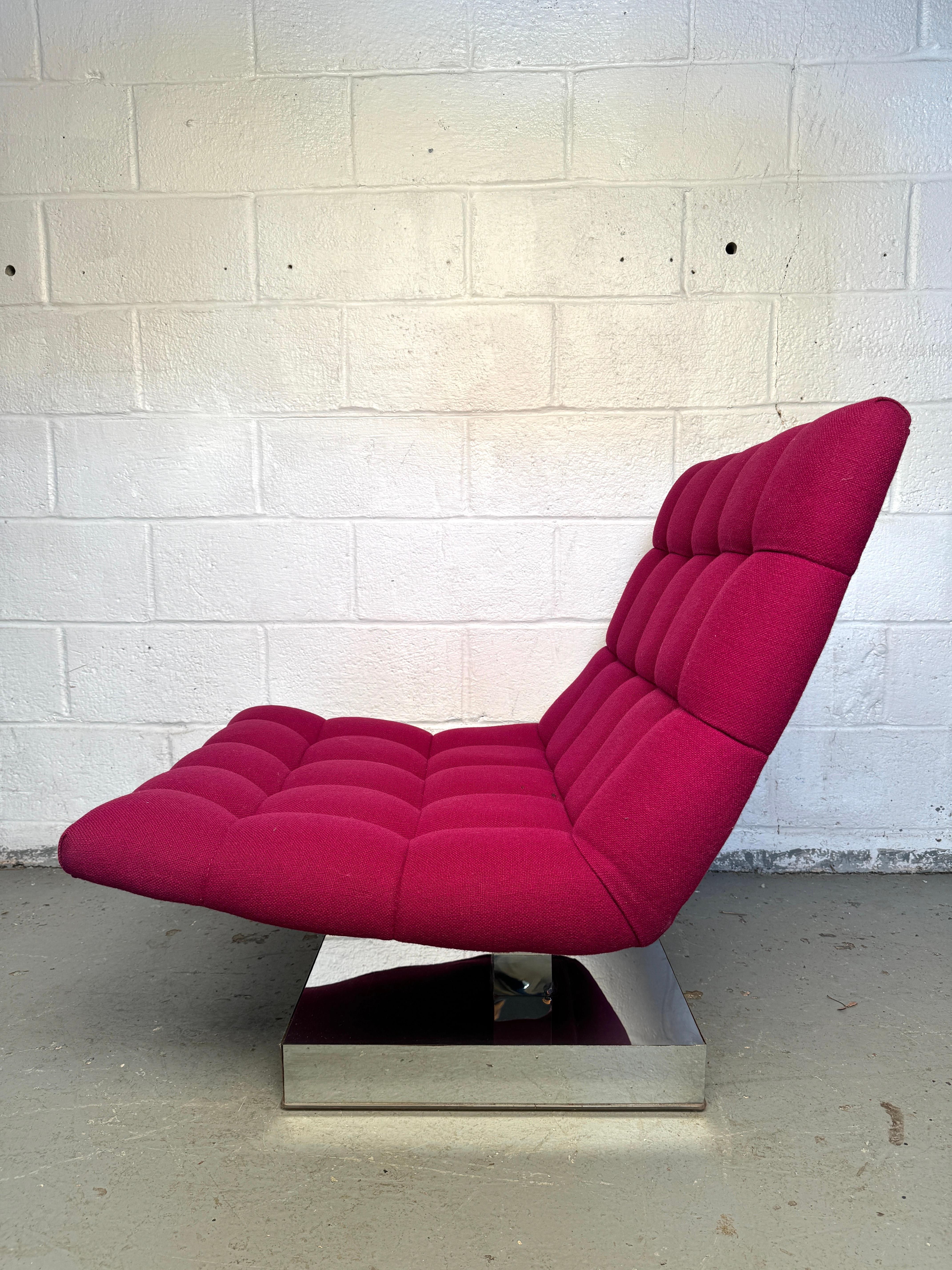 Freischwinger-Loungesessel Milo Baughman für Thayer Coggin (Moderne der Mitte des Jahrhunderts) im Angebot