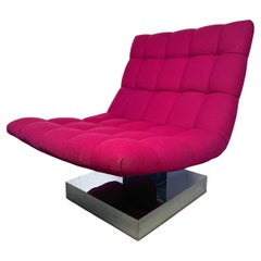 Milo Baughman for Thayer Coggin Cantilevered Scoop Lounge Chair