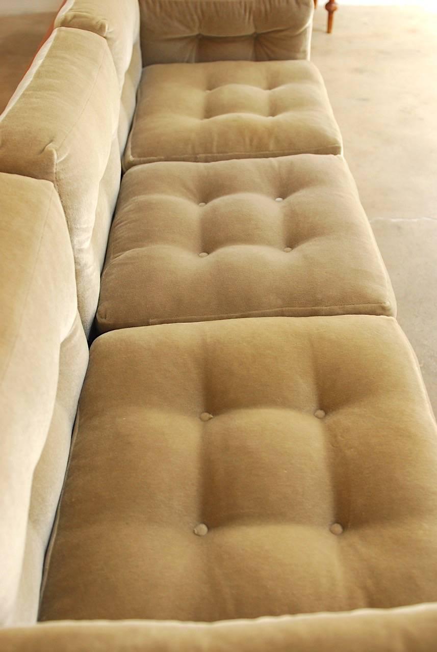 Milo Baughman for Thayer Coggin Case Sofa with Mohair 2