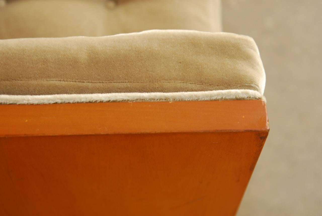 Milo Baughman for Thayer Coggin Case Sofa with Mohair 1