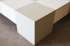 Milo Baughman for Thayer Coggin Checkerboard Low Coffee Table 1969