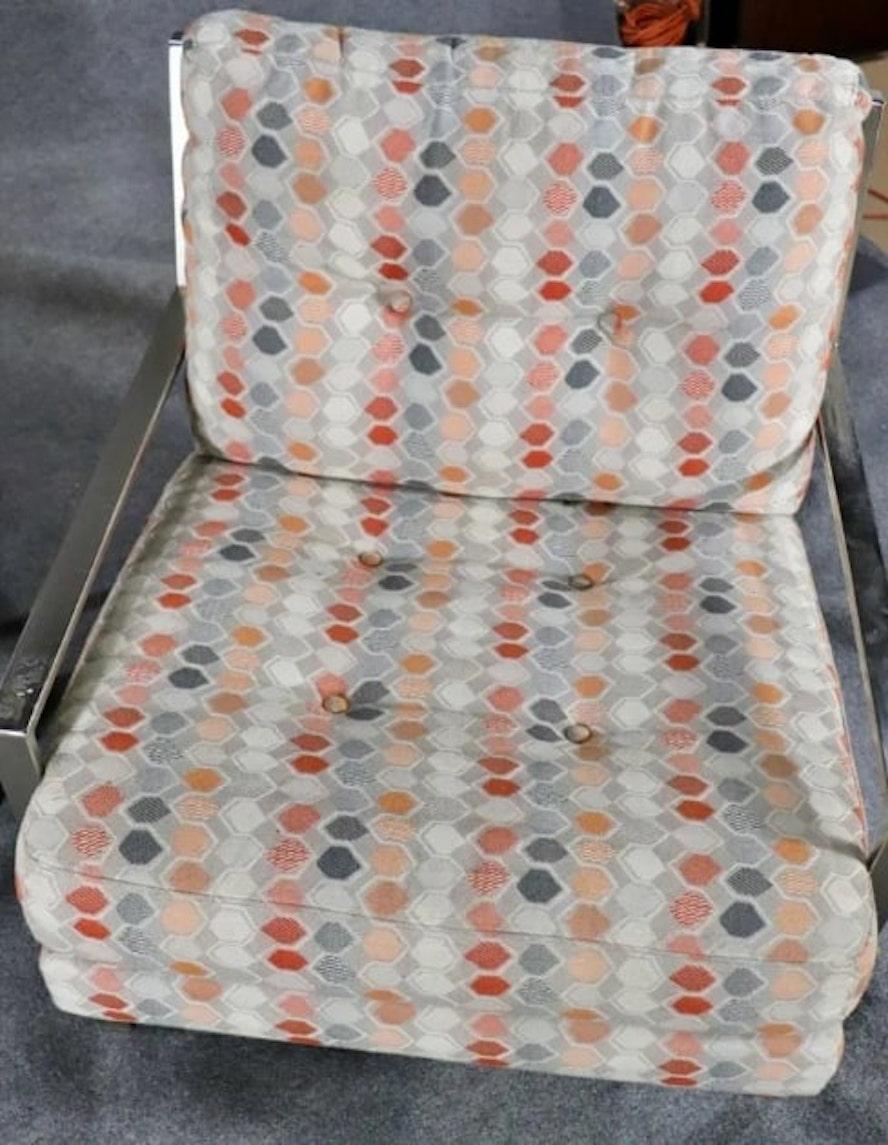 Milo Baughman for Thayer Coggin Chrome Chairs For Sale 1