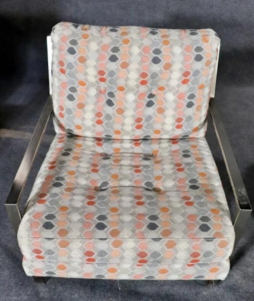 Milo Baughman for Thayer Coggin Chrome Chairs For Sale 3