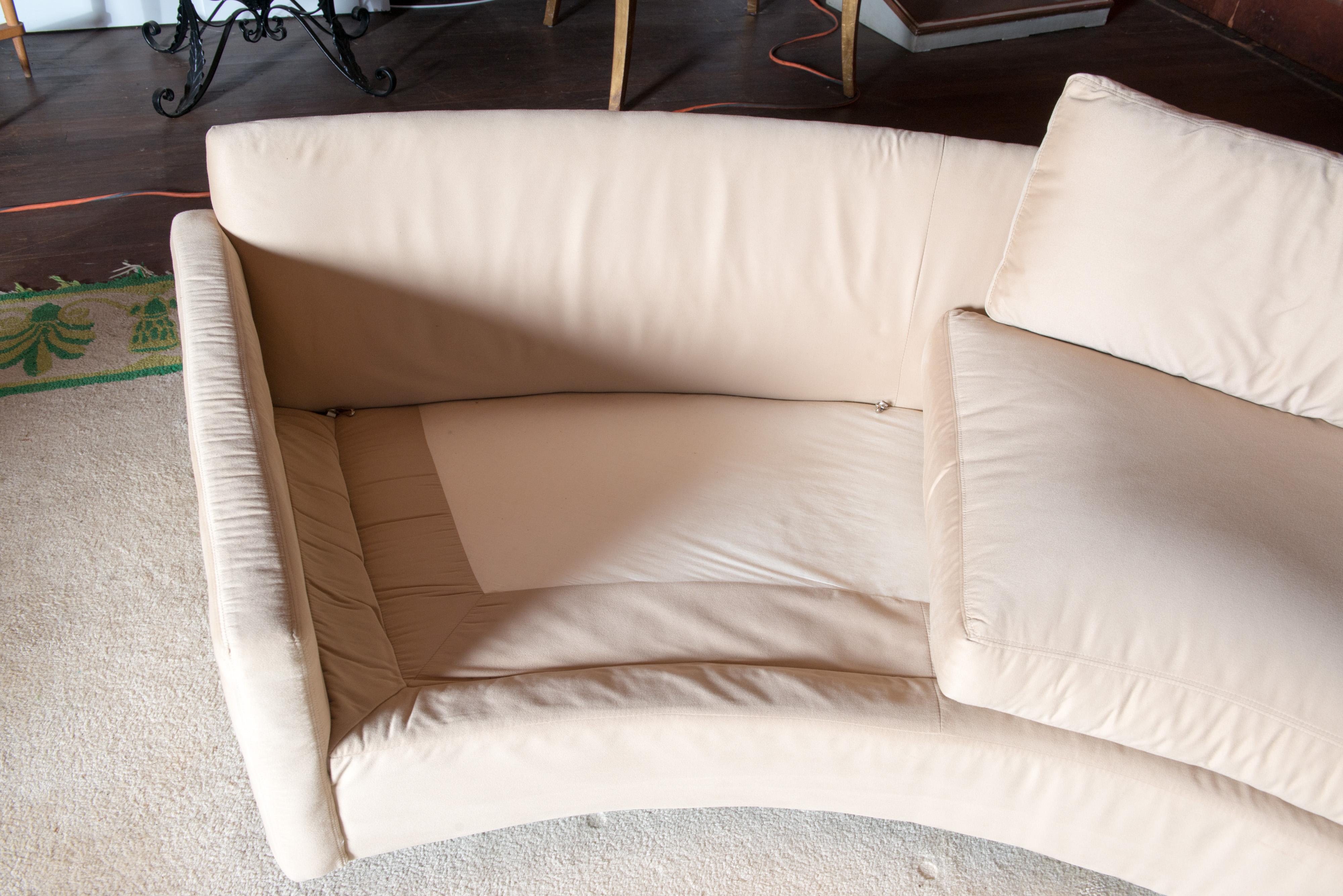 Milo Baughman for Thayer Coggin Circular Sectional Sofa For Sale 3