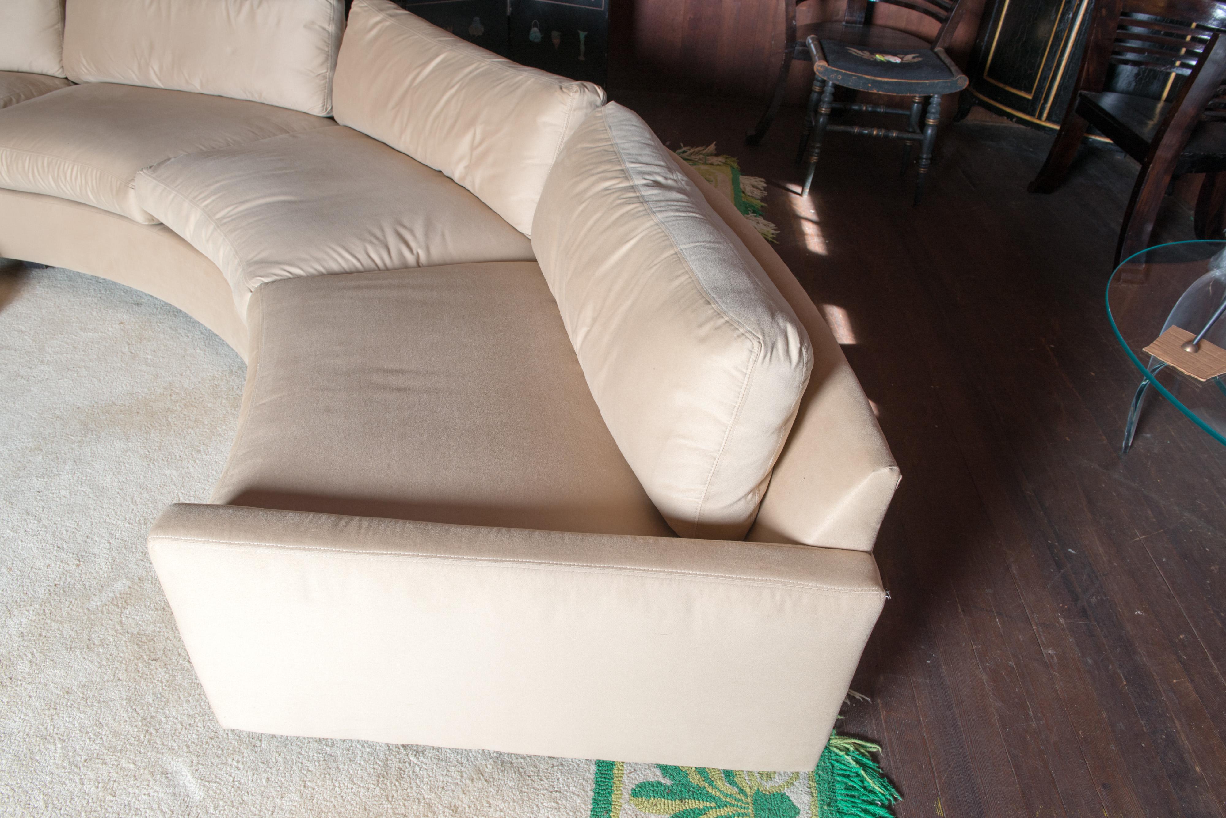 Milo Baughman for Thayer Coggin Circular Sectional Sofa For Sale 6