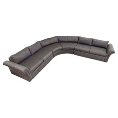 Milo Baughman for Thayer Coggin Contemporary Modern Curved 3 pc Sectional Sofa