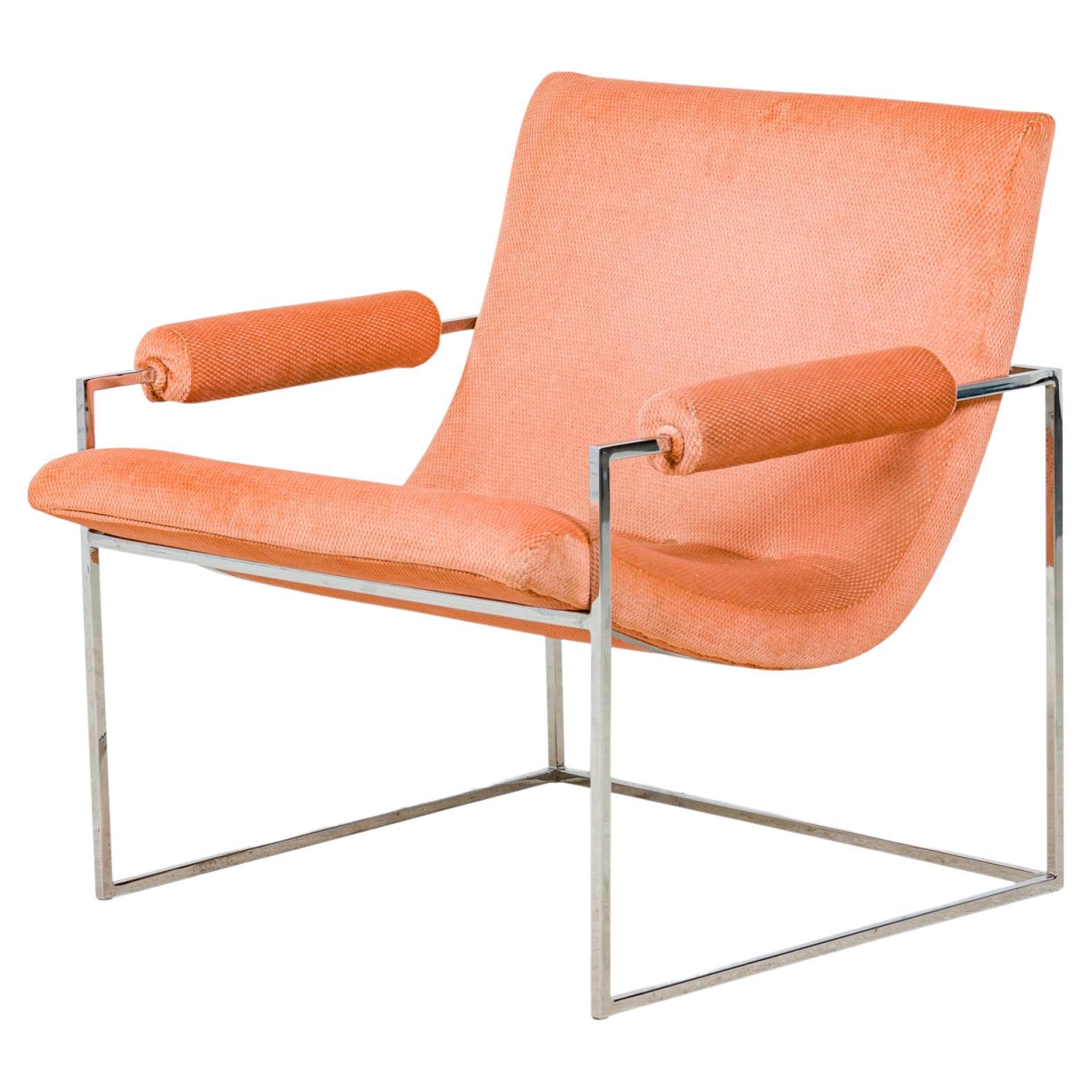 Milo Baughman for Thayer Coggin Coral Upholstered Scoop Lounge / Armchair