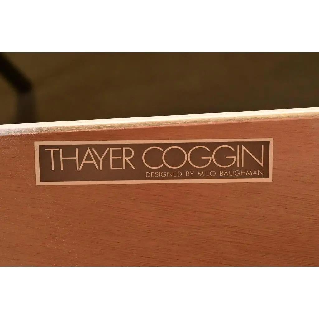 Commode en laque crème et chrome Milo Baughman pour Thayer Coggin, années 1970 en vente 3