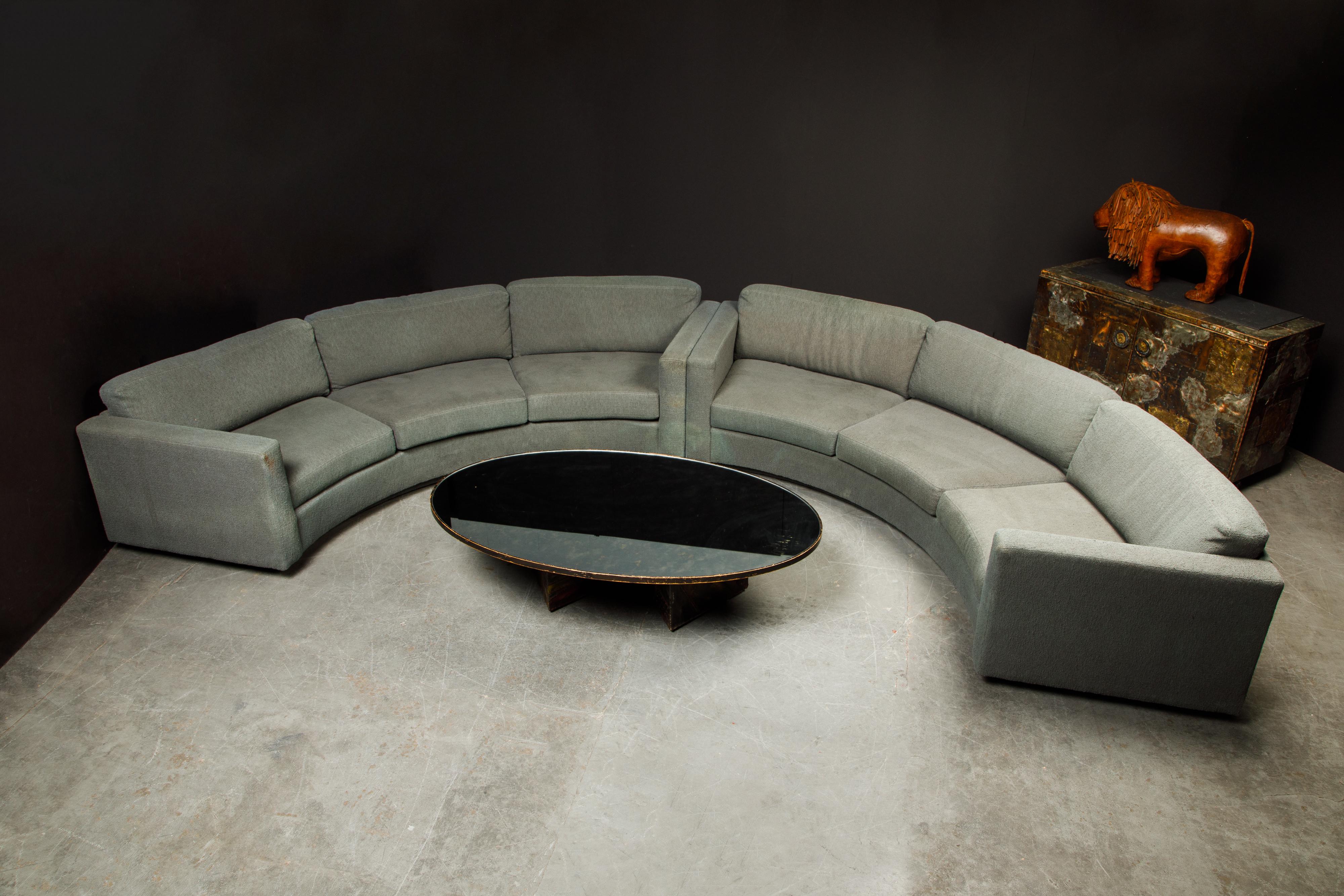 rh curved sofa