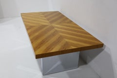 Milo Baughman for Thayer Coggin Double Pedestal Dining Table in Walnut