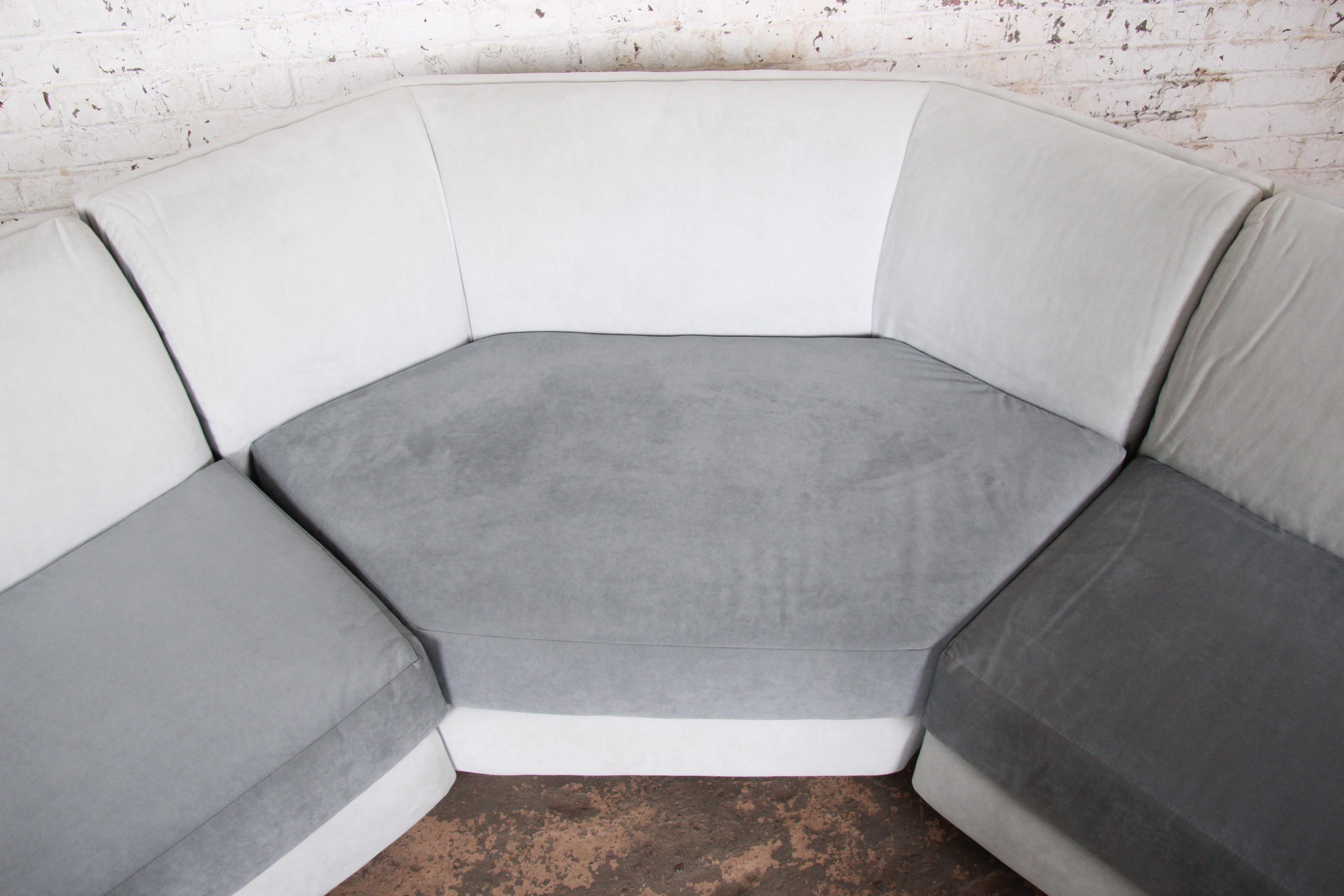 Milo Baughman for Thayer Coggin Four-Piece Modern Sectional Sofa 1