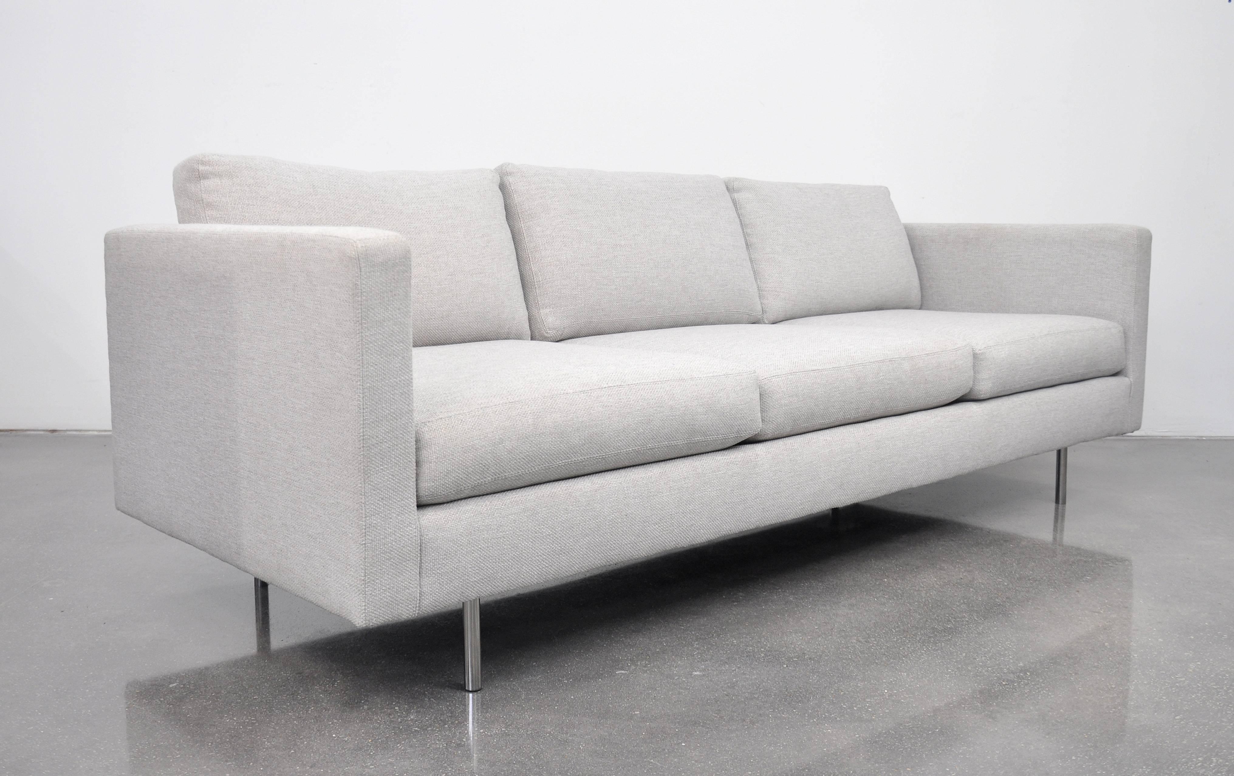 American Milo Baughman for Thayer Coggin Gray Design Classic Sofa