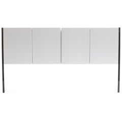 Milo Baughman for Thayer Coggin Lacquer and Smoke Lucite Credenza 