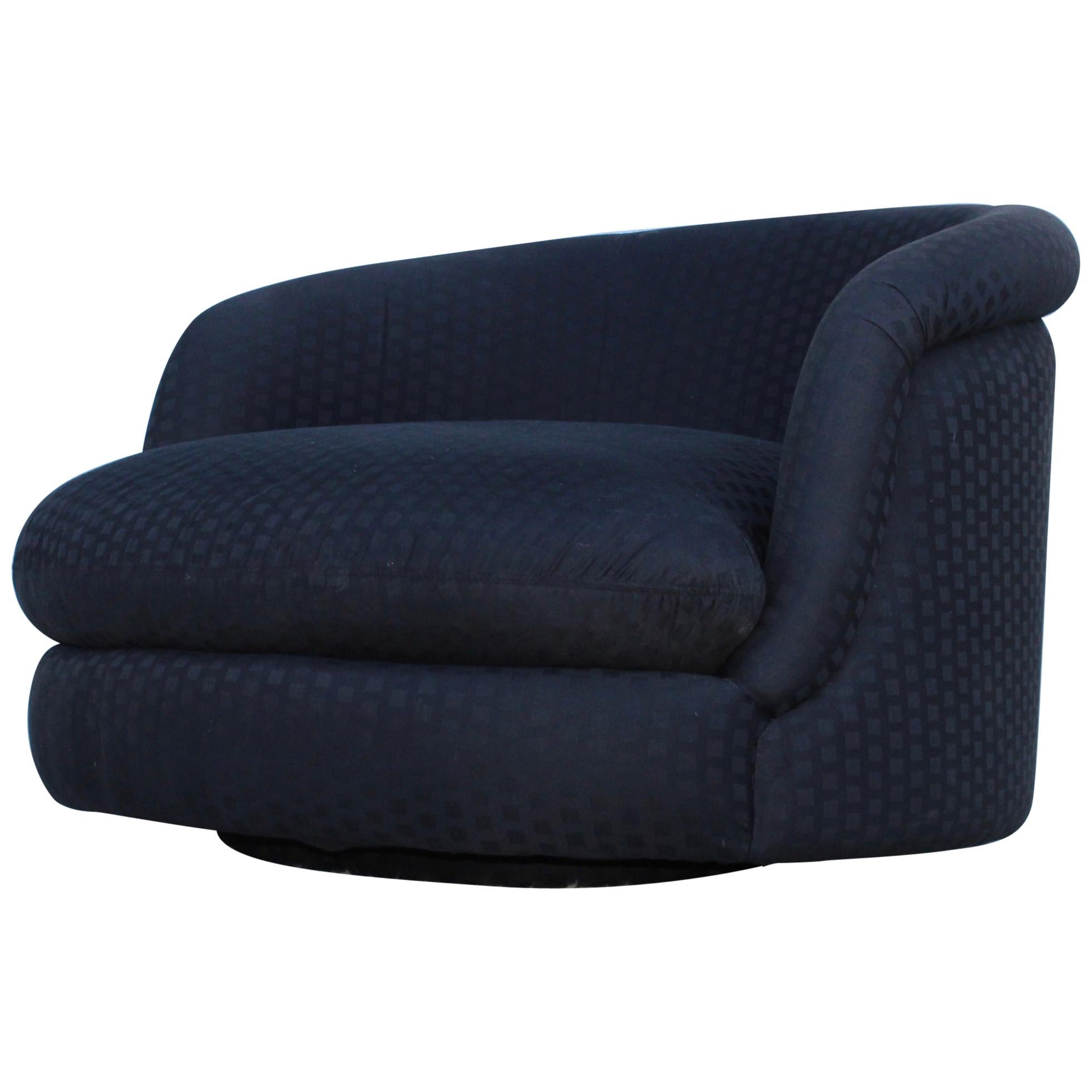 Milo Baughman for Thayer Coggin Large Swivel Lounge Chair