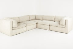 Milo Baughman for Thayer Coggin Mid Century 5 Piece Sectional Sofa