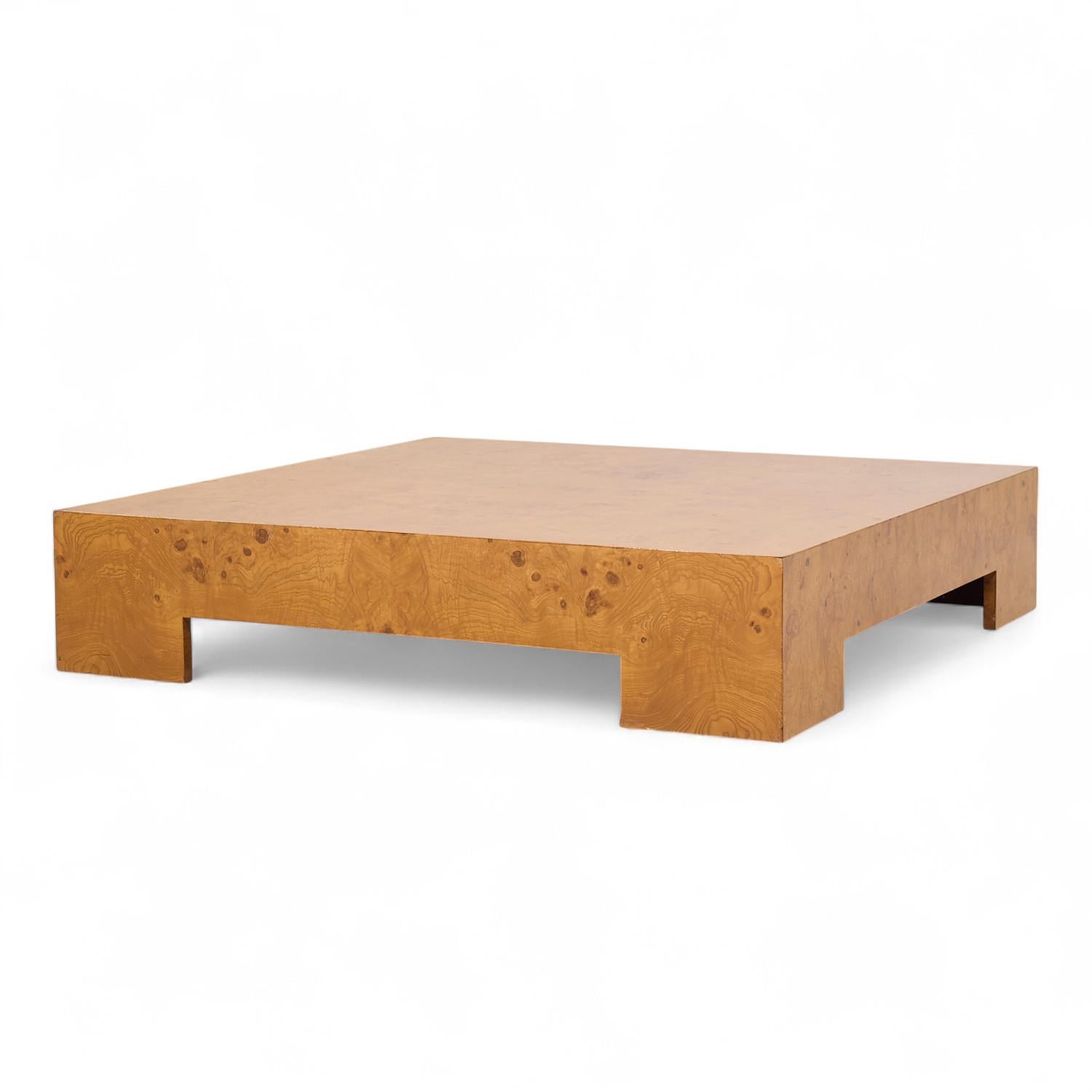 Milo Baughman für Thayer Coggin, Couchtisch aus Wurzelholz, Mitte des Jahrhunderts (Moderne der Mitte des Jahrhunderts) im Angebot