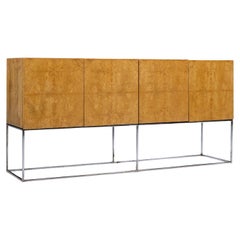 Milo Baughman for Thayer Coggin Mid Century Burlwood Credenza