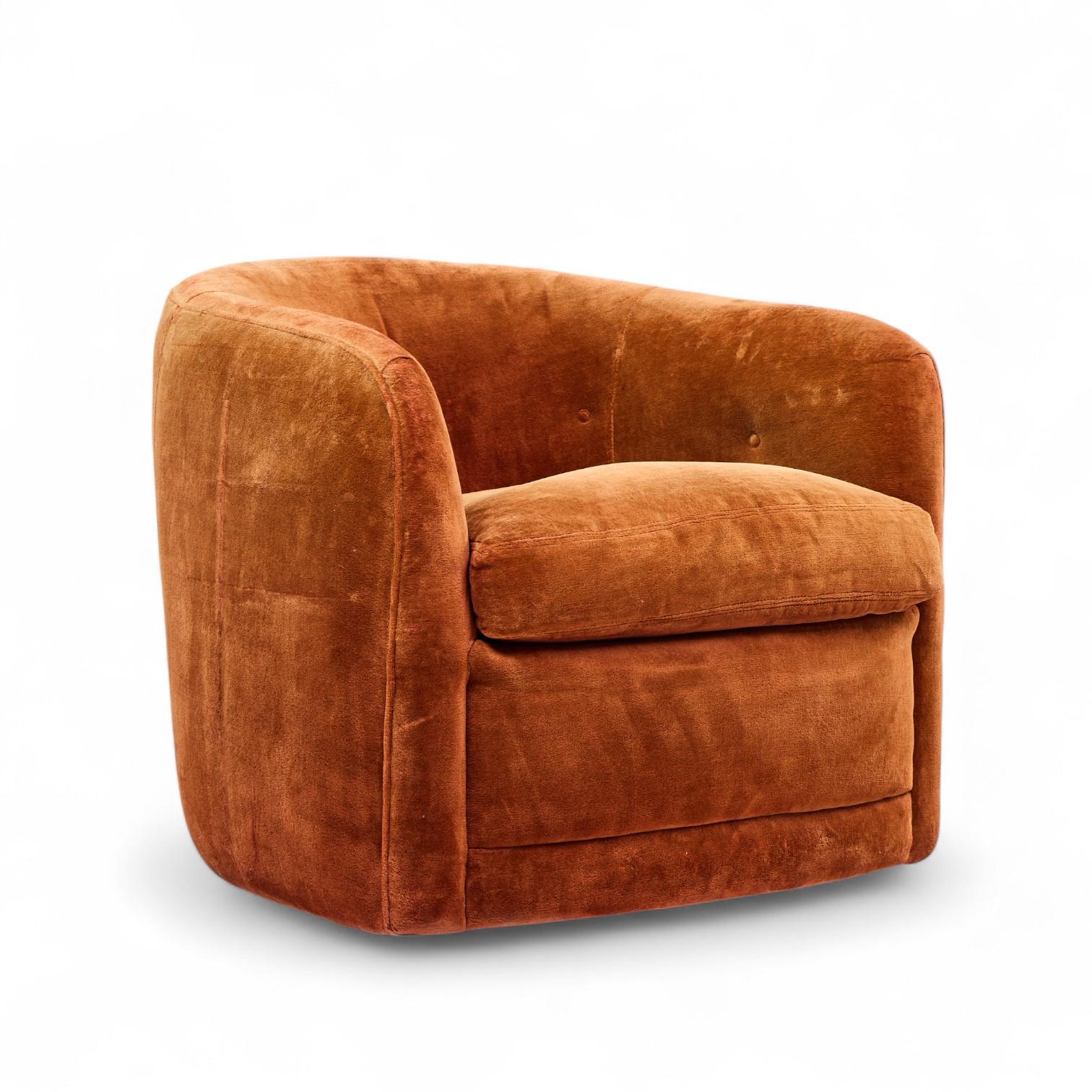 Americano Milo Baughman for Thayer Coggin Mid Century Lounge Chairs - Pair in vendita