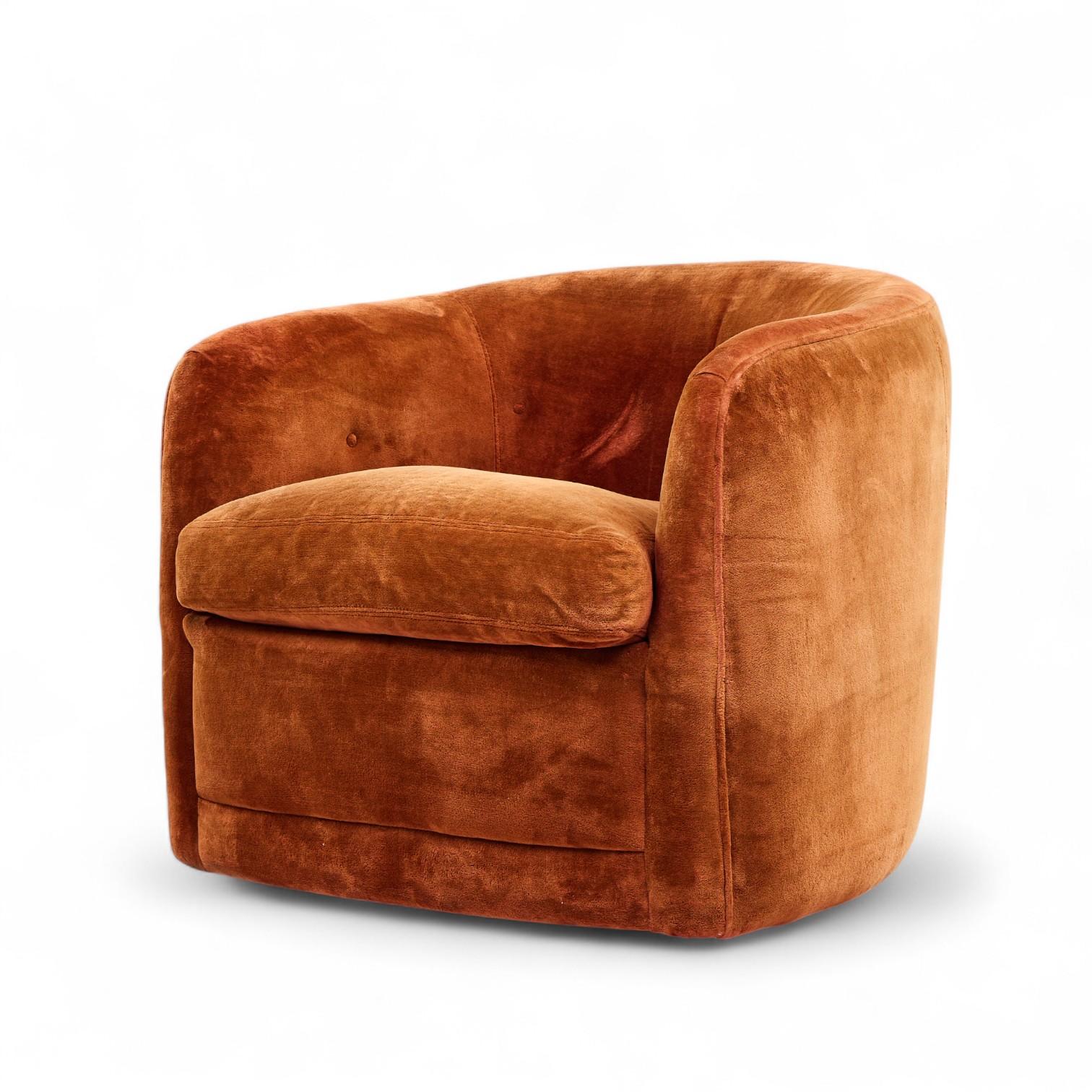 XX secolo Milo Baughman for Thayer Coggin Mid Century Lounge Chairs - Pair in vendita