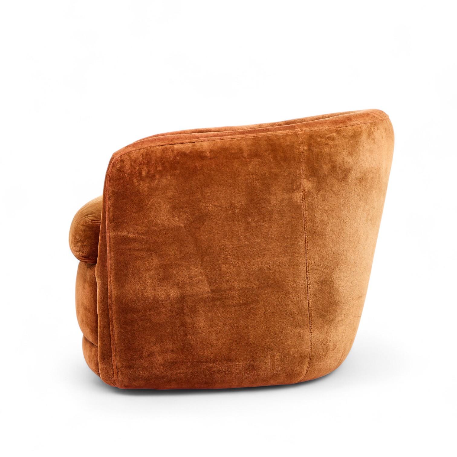 Tappezzeria Milo Baughman for Thayer Coggin Mid Century Lounge Chairs - Pair in vendita