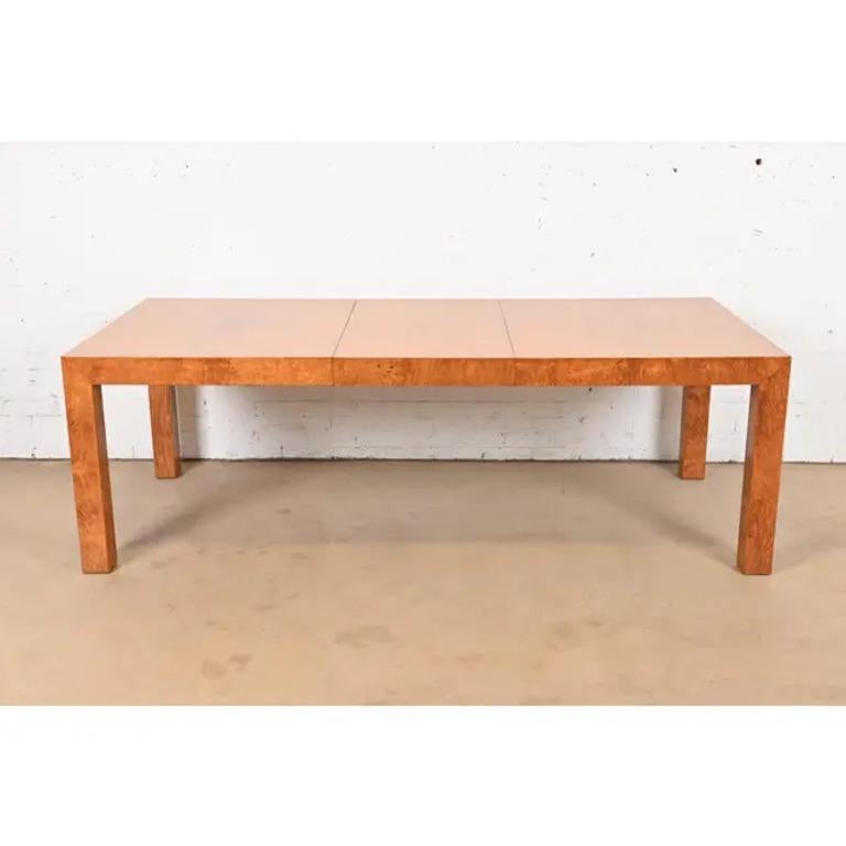 Mesa de comedor Milo Baughman para Thayer Coggin, moderna de mediados de siglo, con acabado Moderno de mediados de siglo en venta