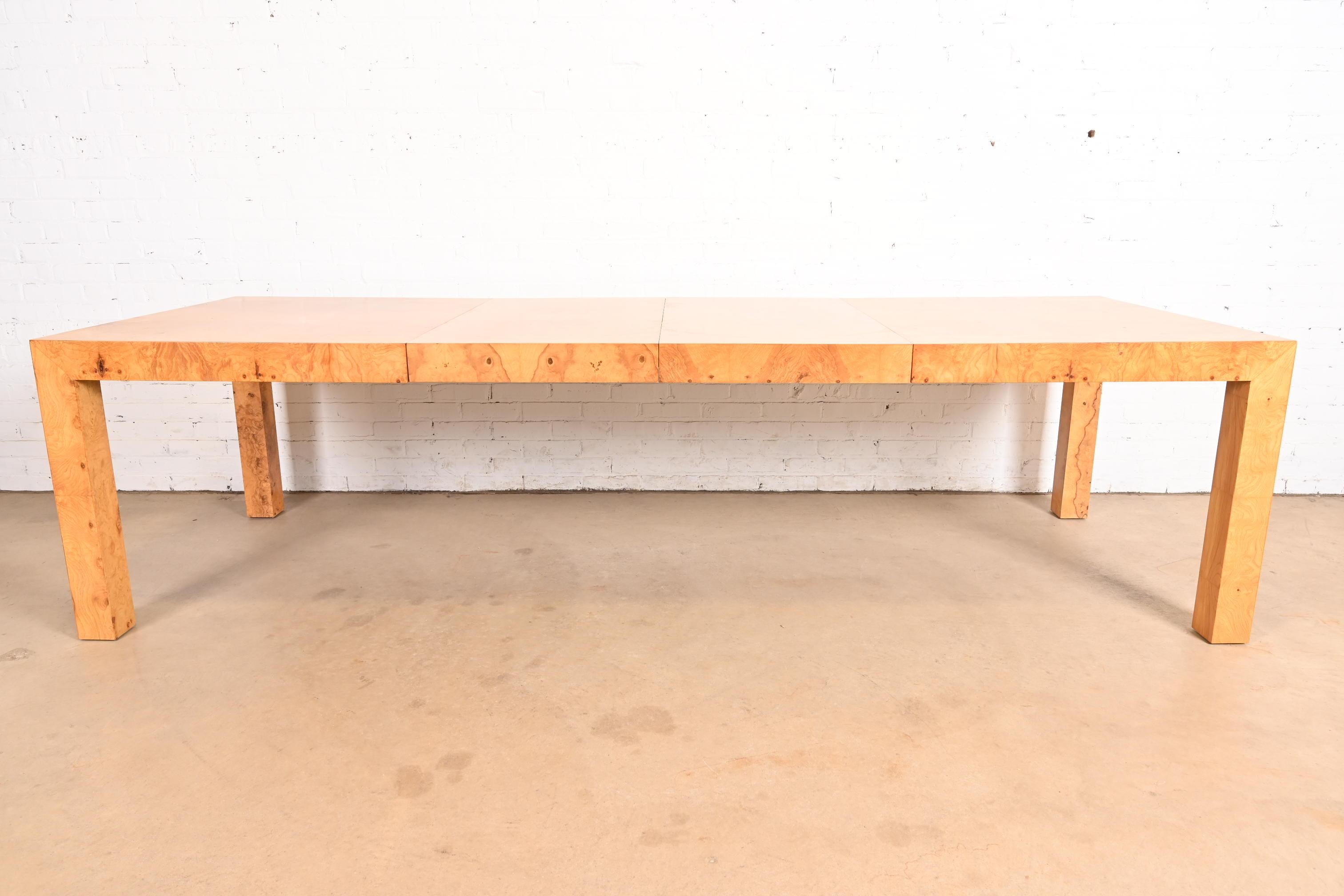 Milo Baughman for Thayer Coggin Mid-Century Modern Dining Table, Refinished In Good Condition For Sale In South Bend, IN