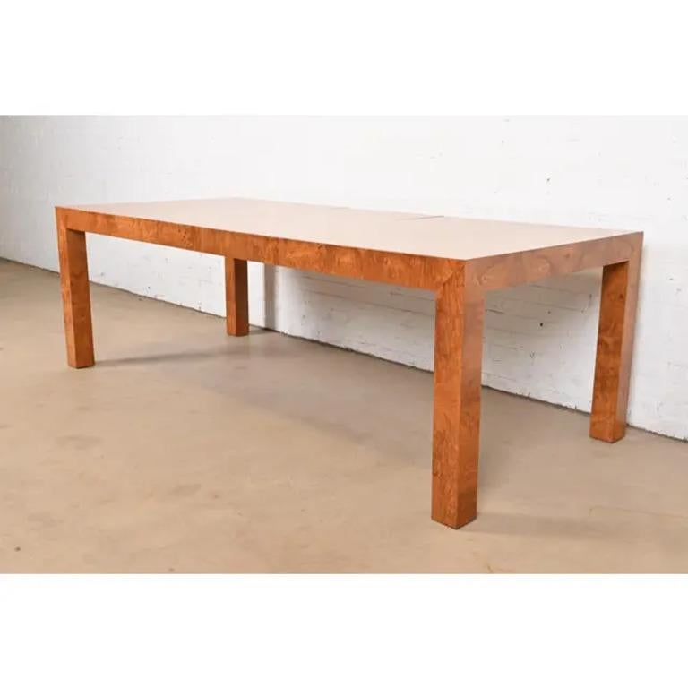 Mesa de comedor Milo Baughman para Thayer Coggin, moderna de mediados de siglo, con acabado en Bueno estado para la venta en South Bend, IN