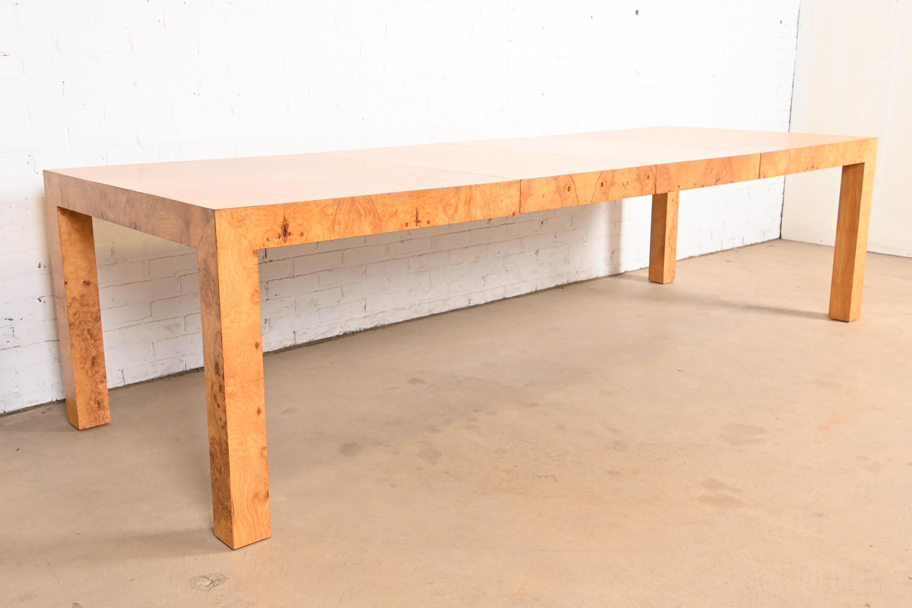 Late 20th Century Milo Baughman for Thayer Coggin Mid-Century Modern Dining Table, Refinished For Sale