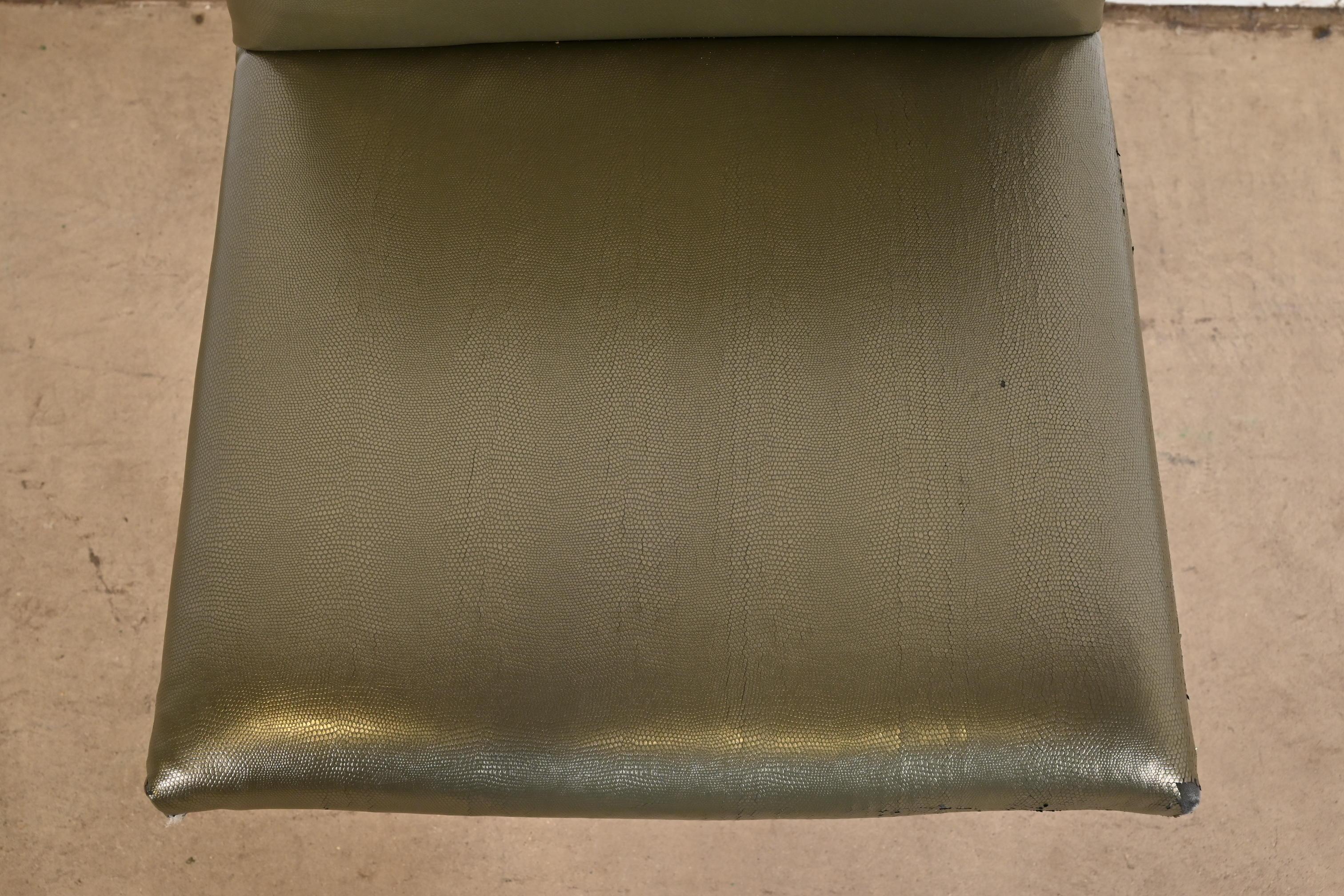 Milo Baughman for Thayer Coggin Mid-Century Modern Hollywood Regency Chairs 4