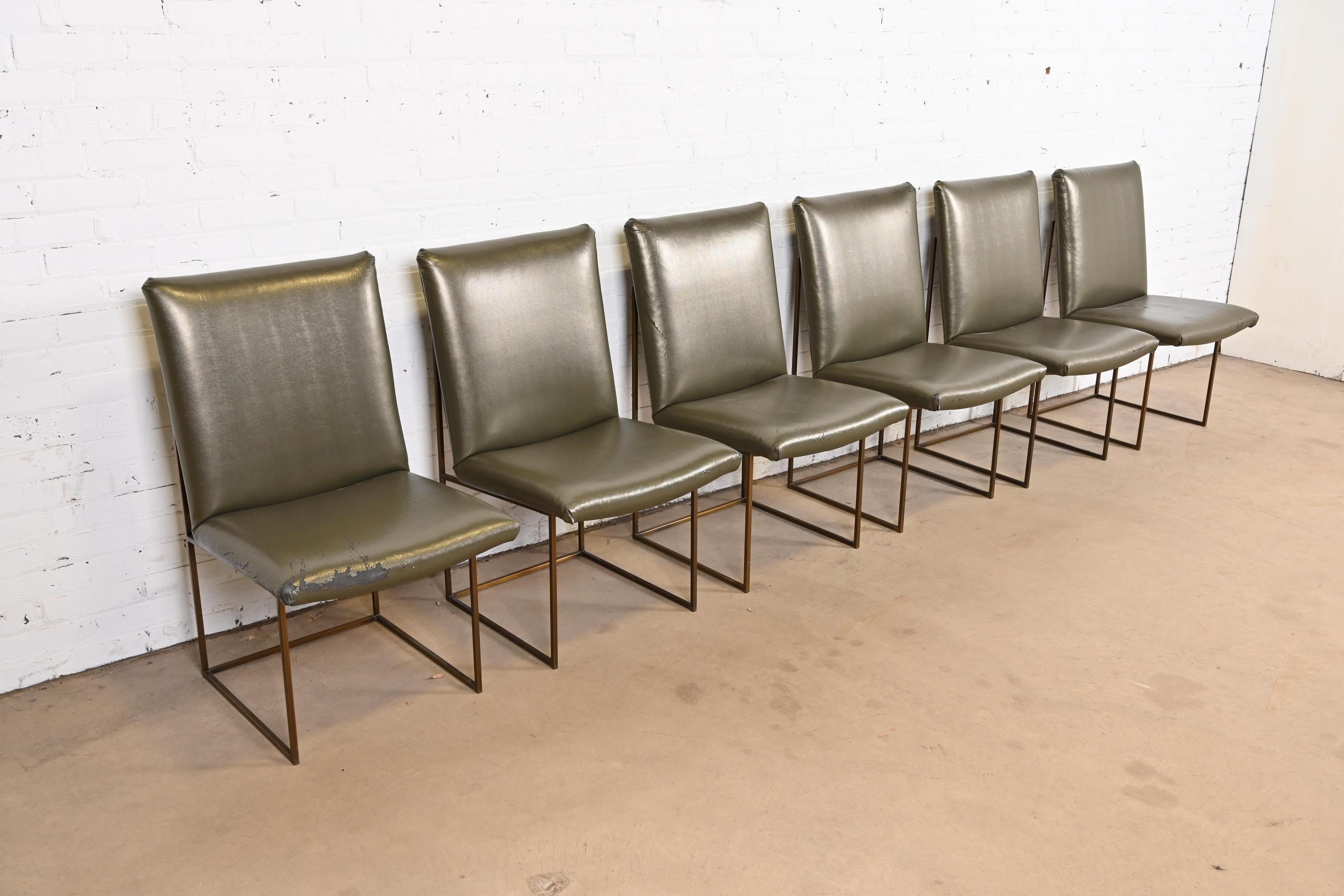 Late 20th Century Milo Baughman for Thayer Coggin Mid-Century Modern Hollywood Regency Chairs