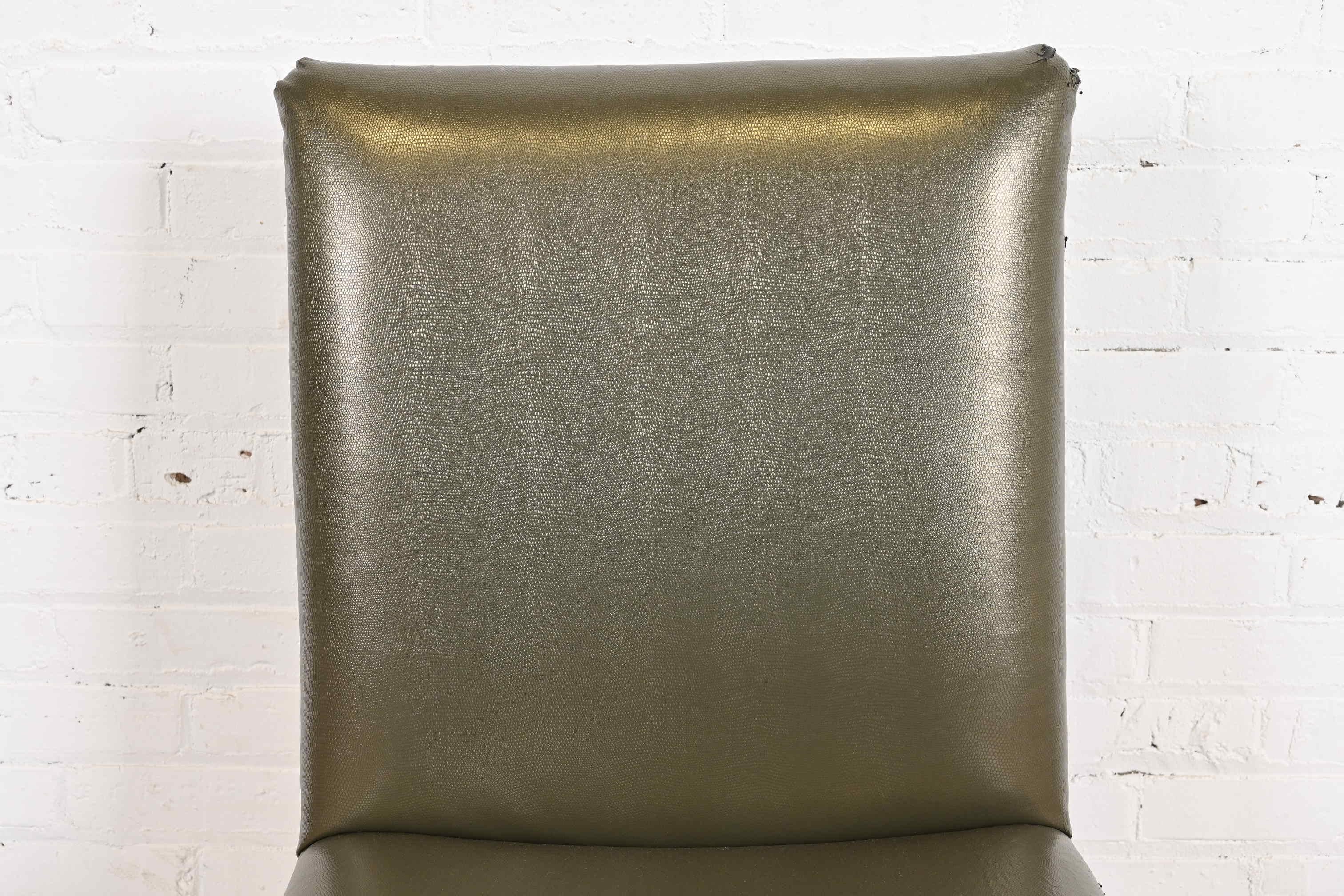 Milo Baughman for Thayer Coggin Mid-Century Modern Hollywood Regency Chairs 3