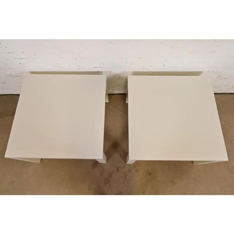 Fine XX secolo Milo Baughman per Thayer Coggin Tavolini Parsons moderni del Medioevo, coppia in vendita