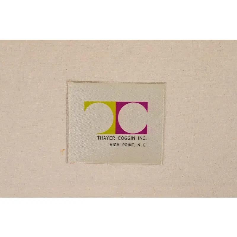 Milo Baughman pour Thayer Coggin Canapé Tuxedo moderne du milieu du siècle, circa 1970 en vente 3