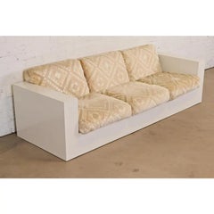 Milo Baughman para Thayer Coggin Sofá esmoquin moderno de mediados de siglo, alrededor de 1970