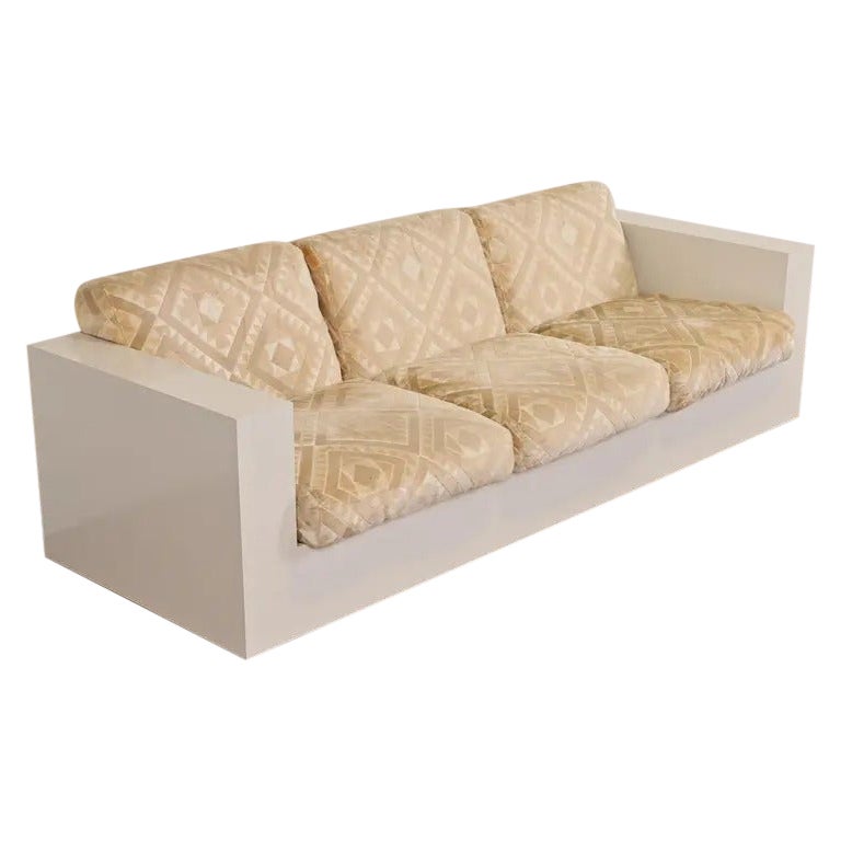 Milo Baughman for Thayer Coggin Mid-Century Modern Tuxedo Sofa, Circa 1970s