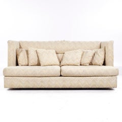Milo Baughman para Thayer Coggin Sofá refugio de mediados de siglo