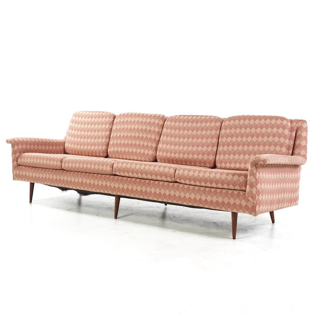 Mid-Century Modern Milo Baughman for Thayer Coggin Mid Century Sofa For Sale