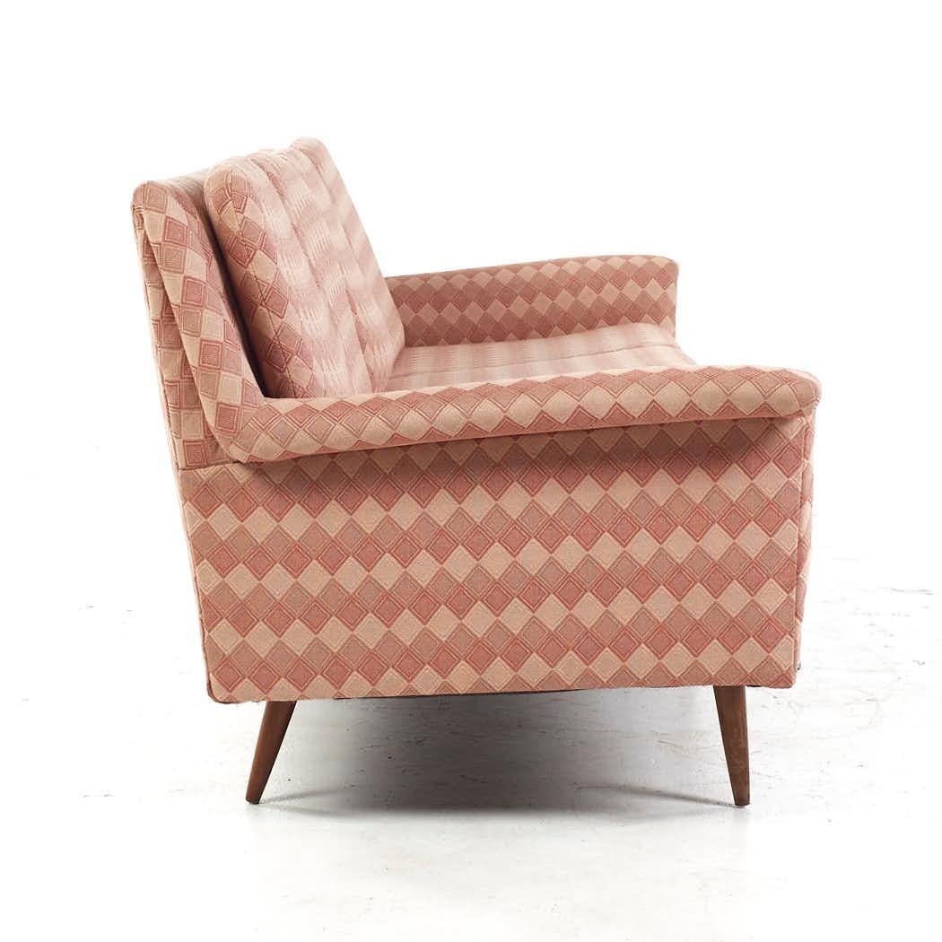 American Milo Baughman for Thayer Coggin Mid Century Sofa For Sale