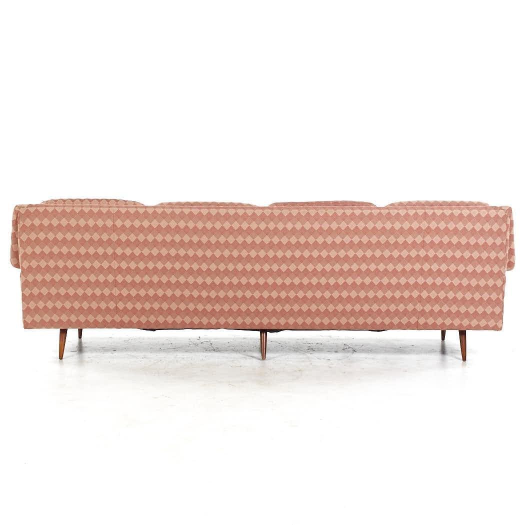 American Milo Baughman for Thayer Coggin Mid Century Sofa For Sale