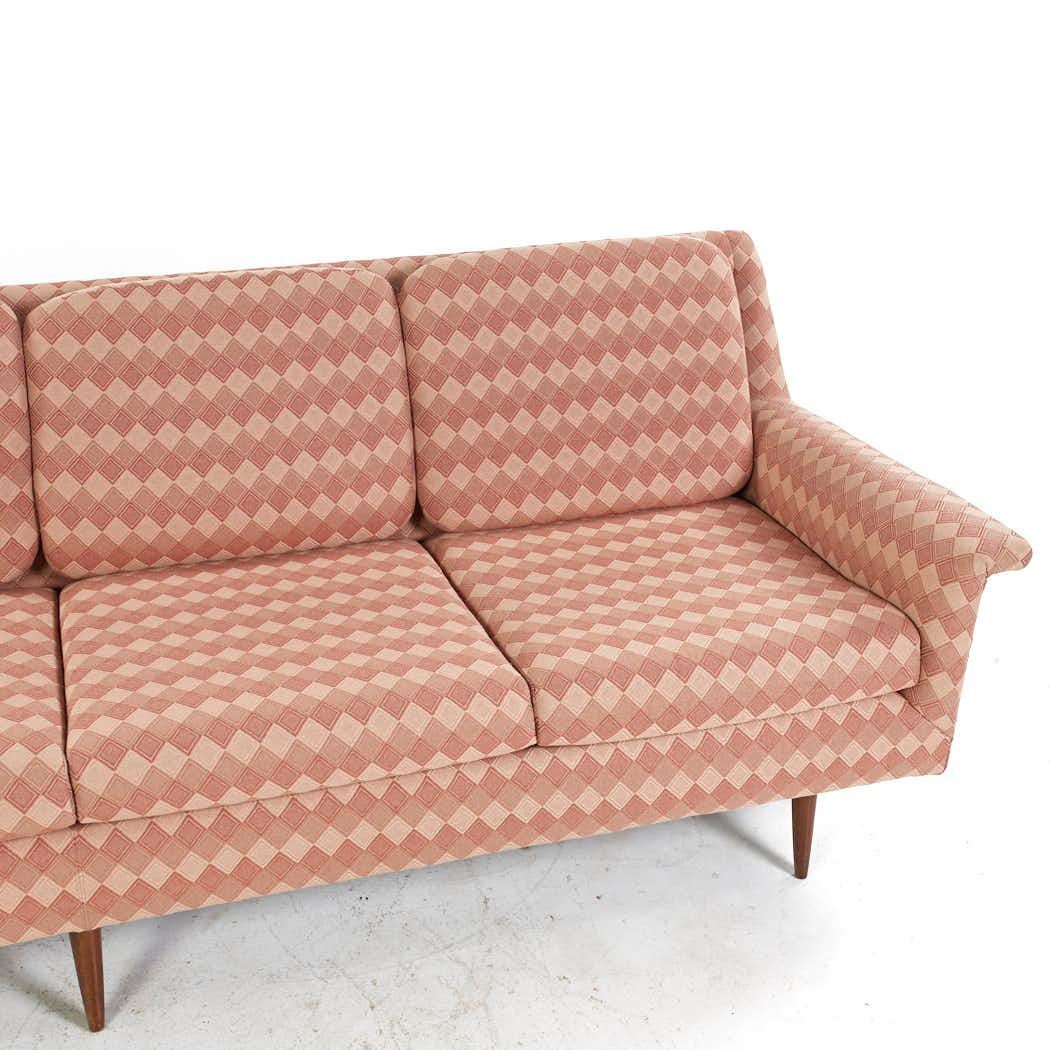 Upholstery Milo Baughman for Thayer Coggin Mid Century Sofa For Sale