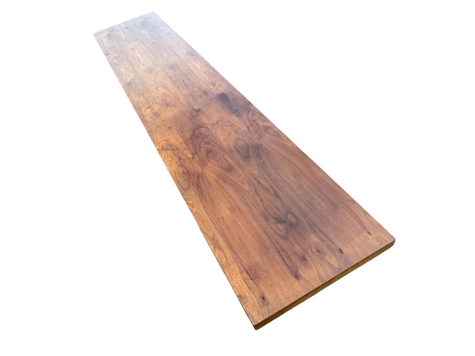 Américain Milo Baughman pour Thayer Coggin Table basse en noyer du milieu du siècle 98 en vente