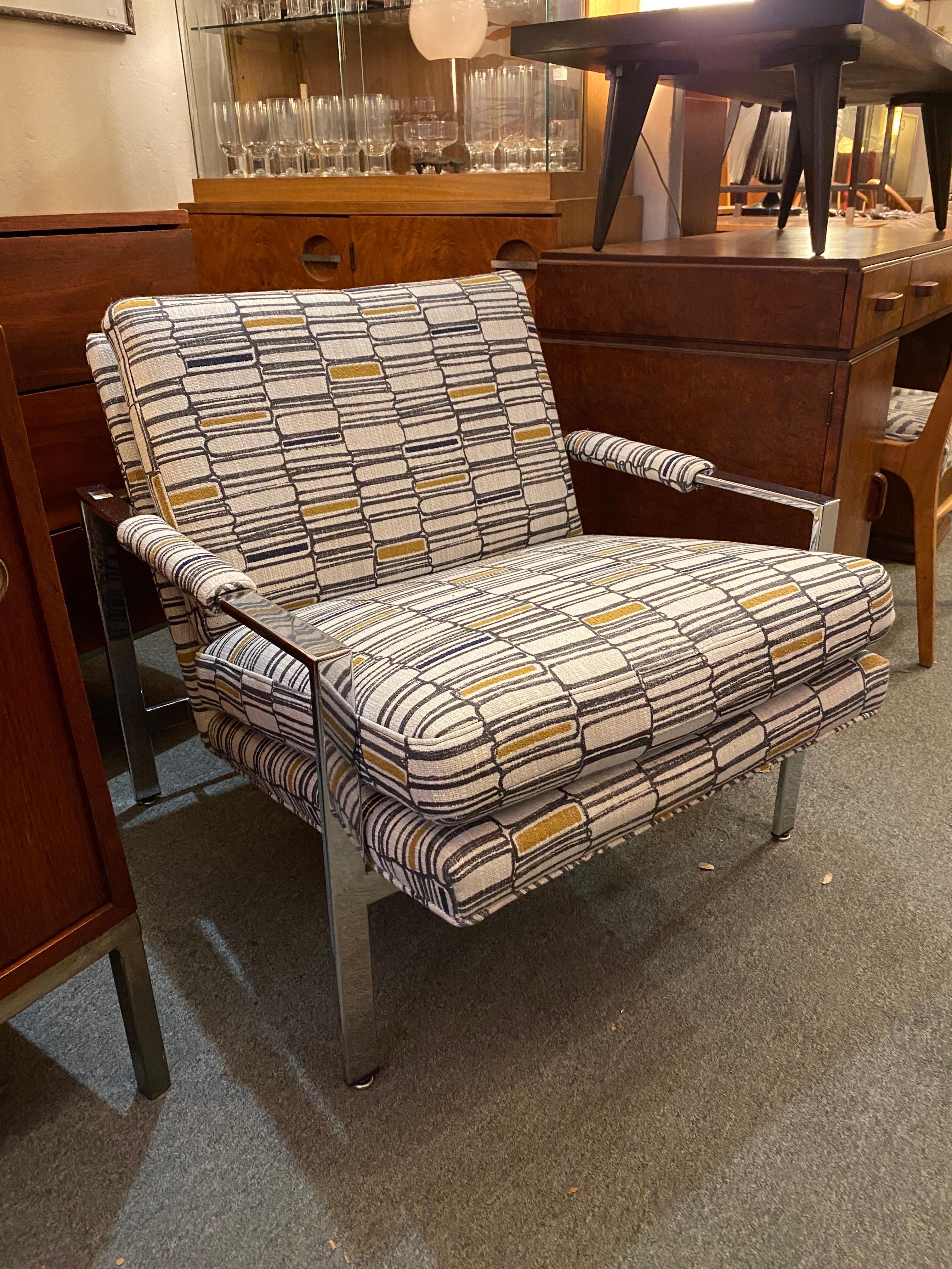 Milo Baughman for Thayer Coggin Pair of Lounge Chairs 4