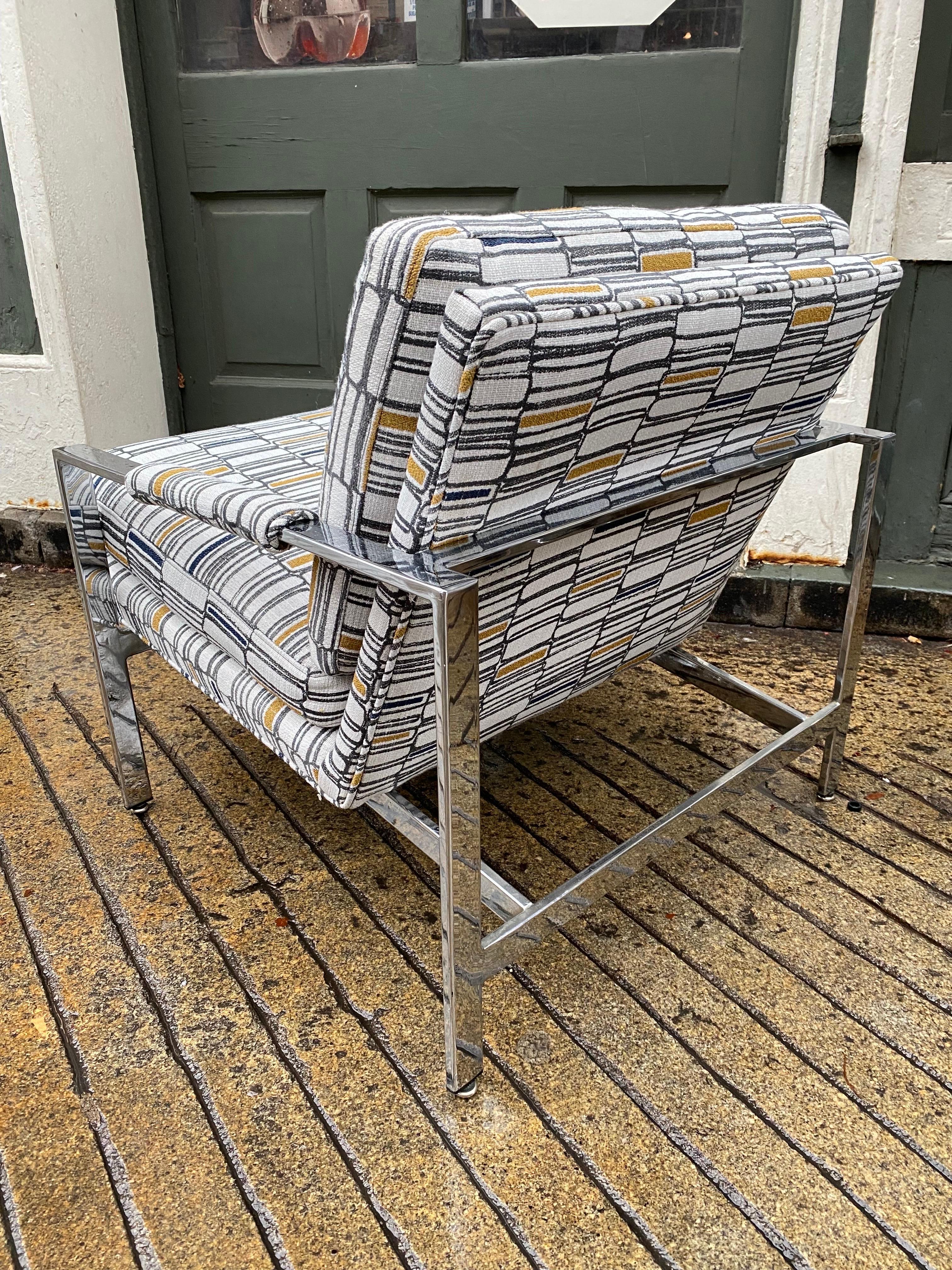 Milo Baughman for Thayer Coggin Pair of Lounge Chairs 1