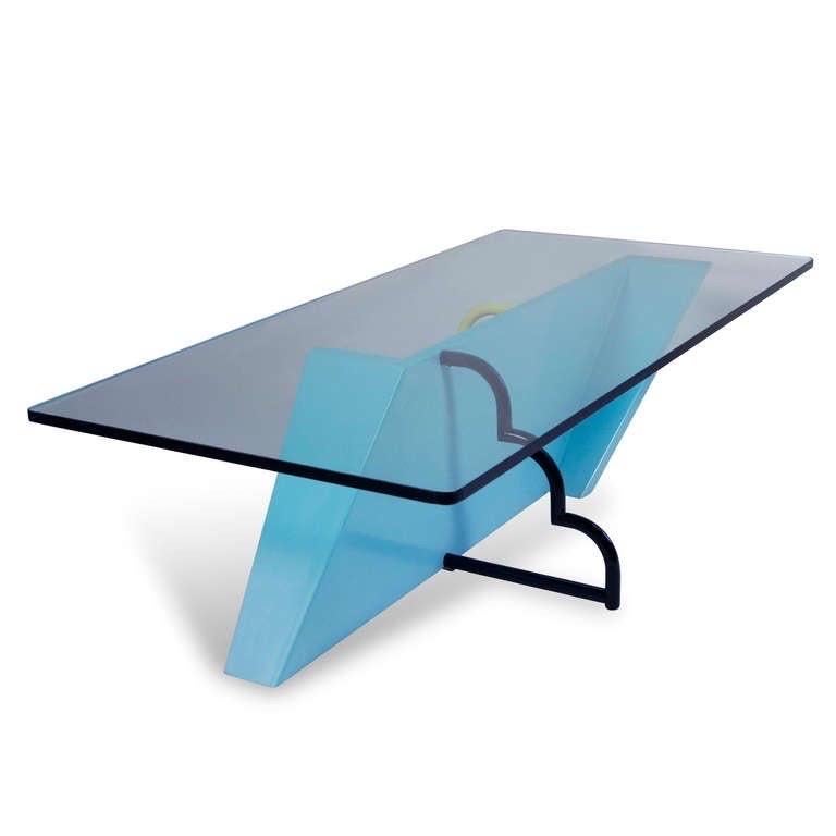 Hand-Crafted Milo Baughman for Thayer Coggin PostModern Memphis-Style Coffee Table