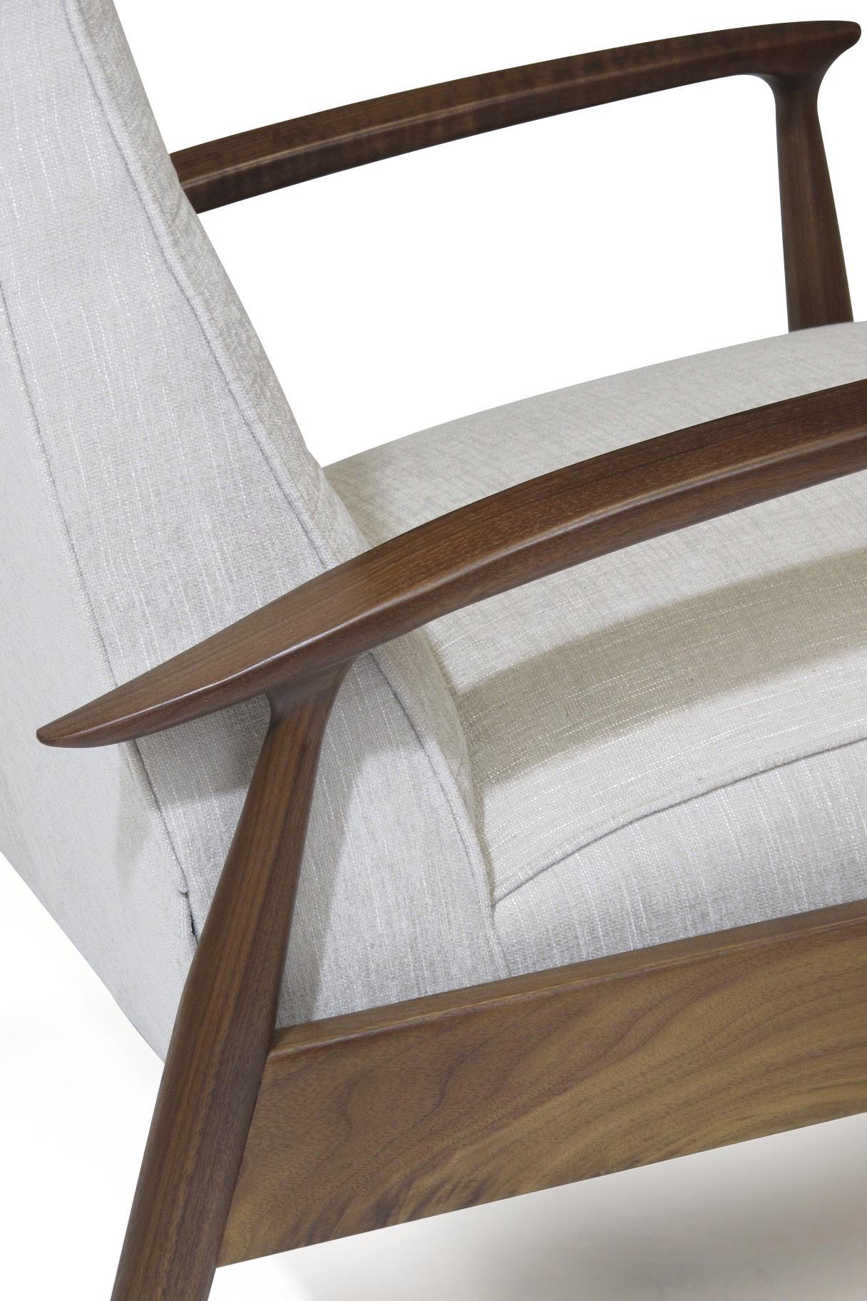 Fabric Milo Baughman for Thayer Coggin Recliner Lounge Chair