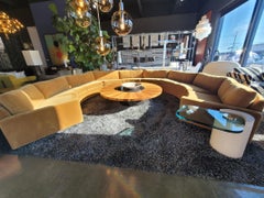 Milo Baughman for Thayer Coggin Rosewood Lazy Susan Rotating Coffee Table, 1960s