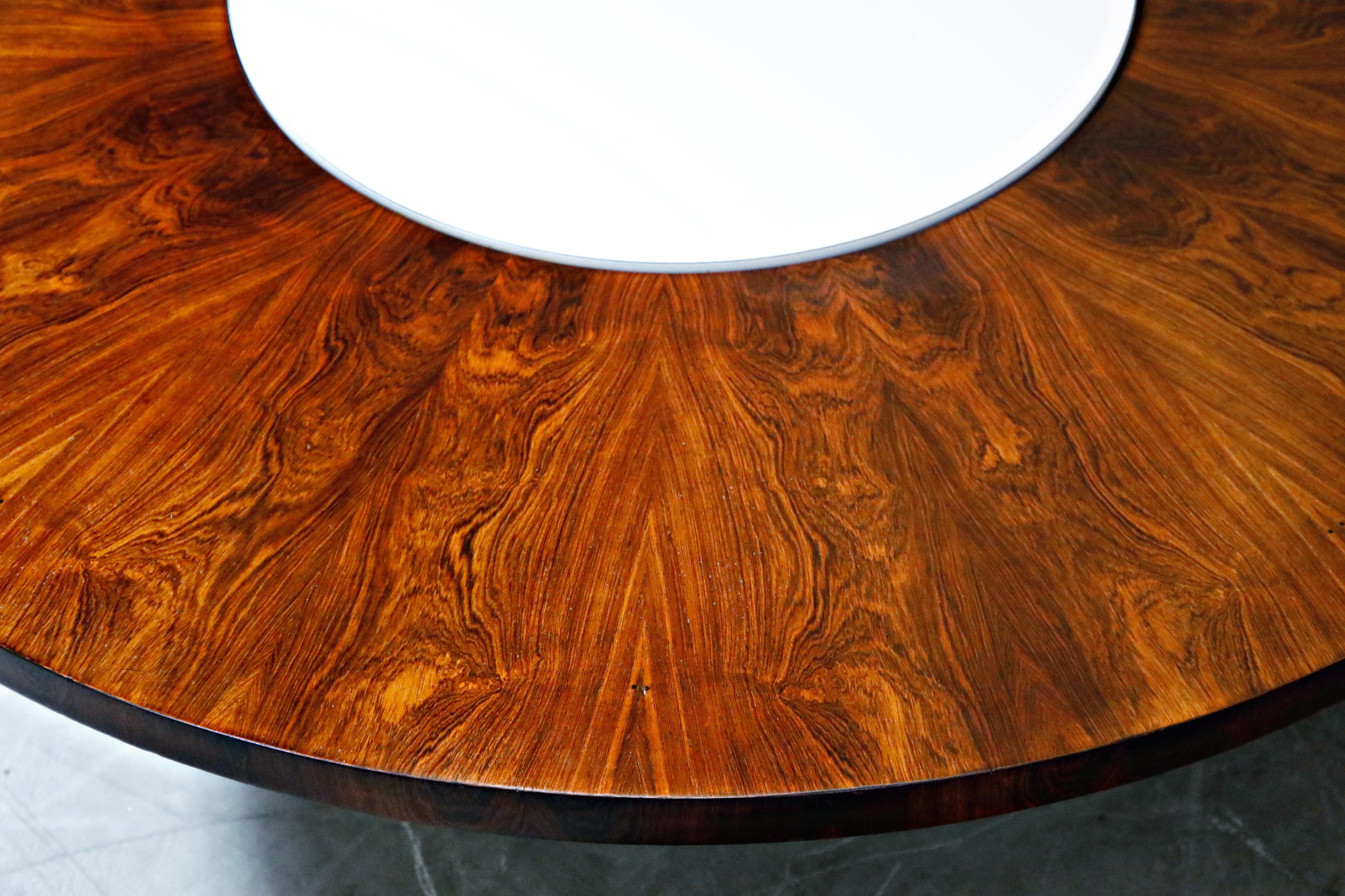 Milo Baughman for Thayer Coggin Rosewood Lazy Susan Rotating Coffee Table, 1968 5