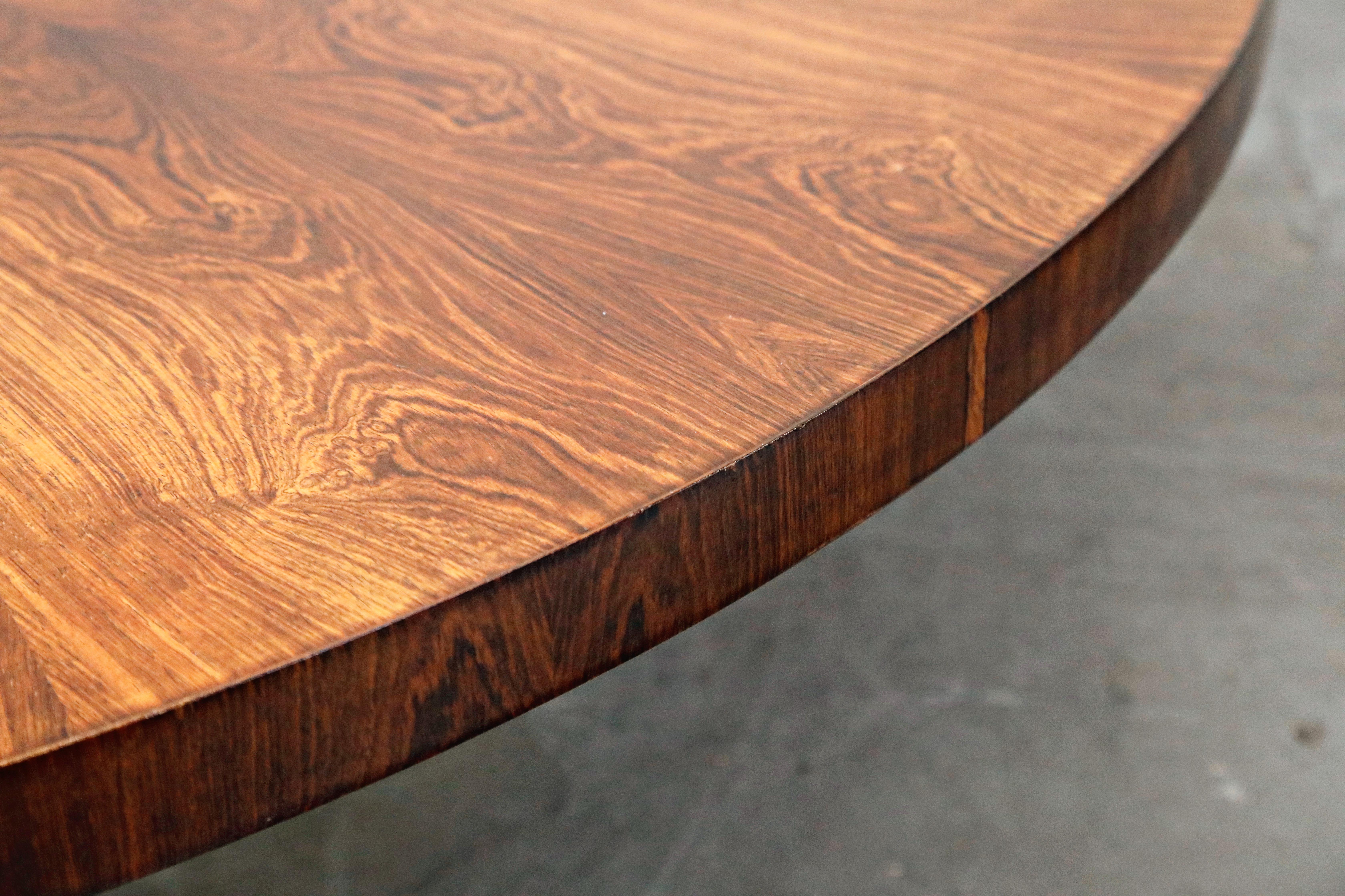 Milo Baughman for Thayer Coggin Rosewood Lazy Susan Rotating Coffee Table, 1968 6