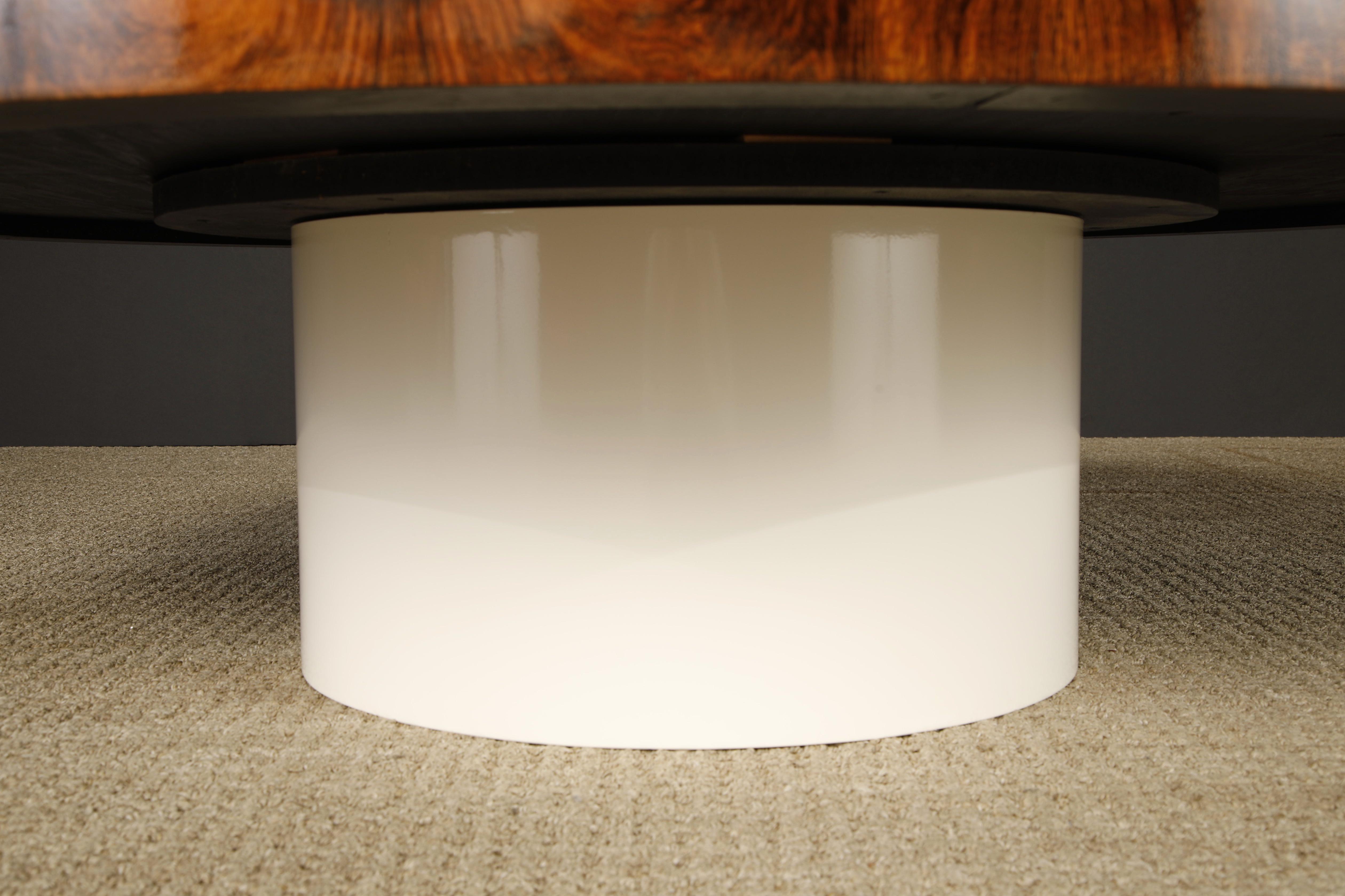 Table basse rotative Lazy Susan de Milo Baughman pour Thayer Coggin, 1968 en vente 1