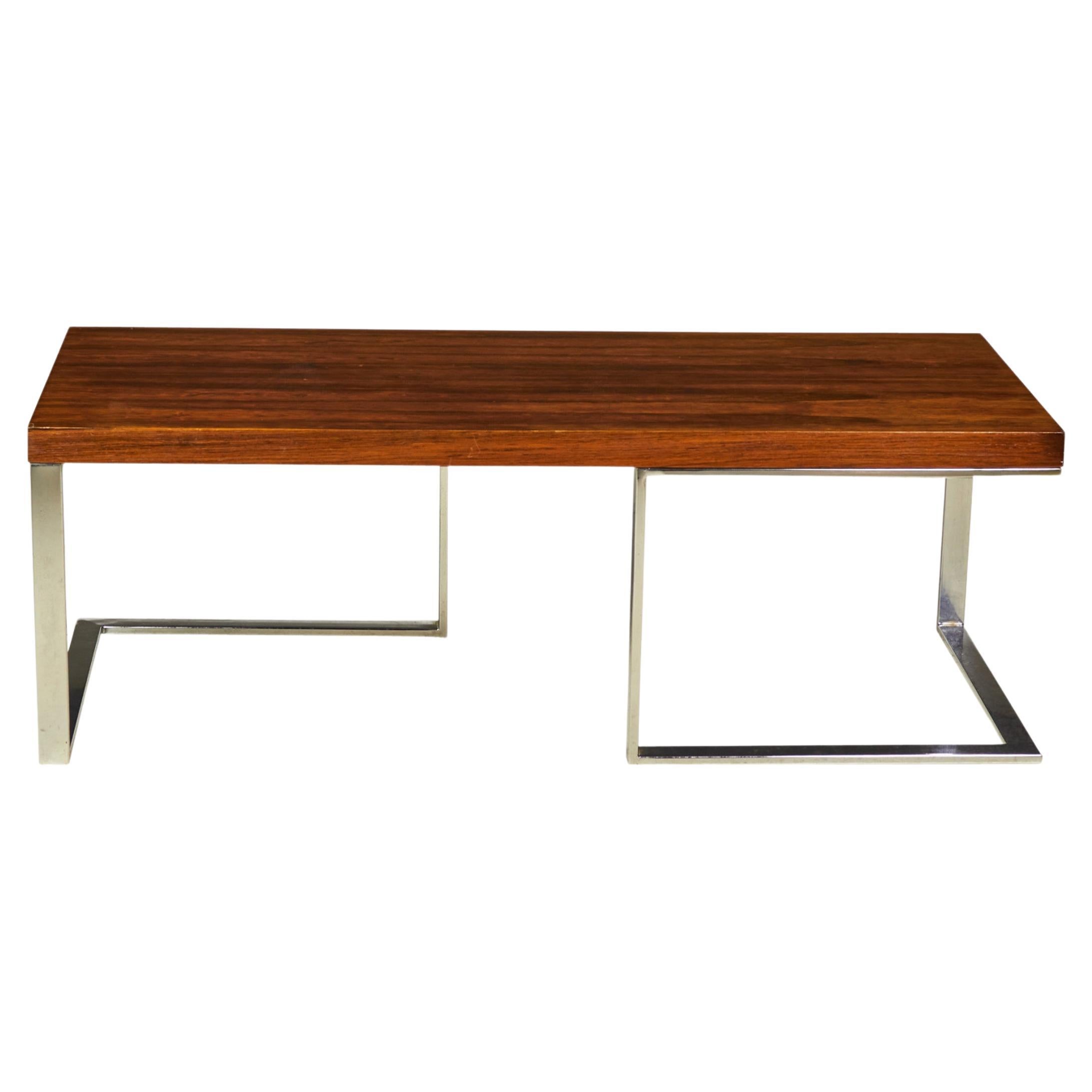Milo Baughman for Thayer Coggin Rosewood 'Minimalist' Cocktail / Coffee Table